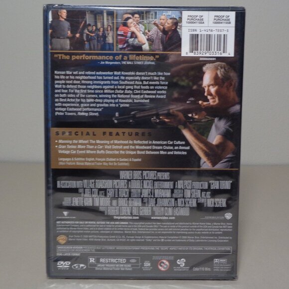 GRAN TORINO New DVD / Widescreen Edition / Bonus Special Features - Picture 2 of 6